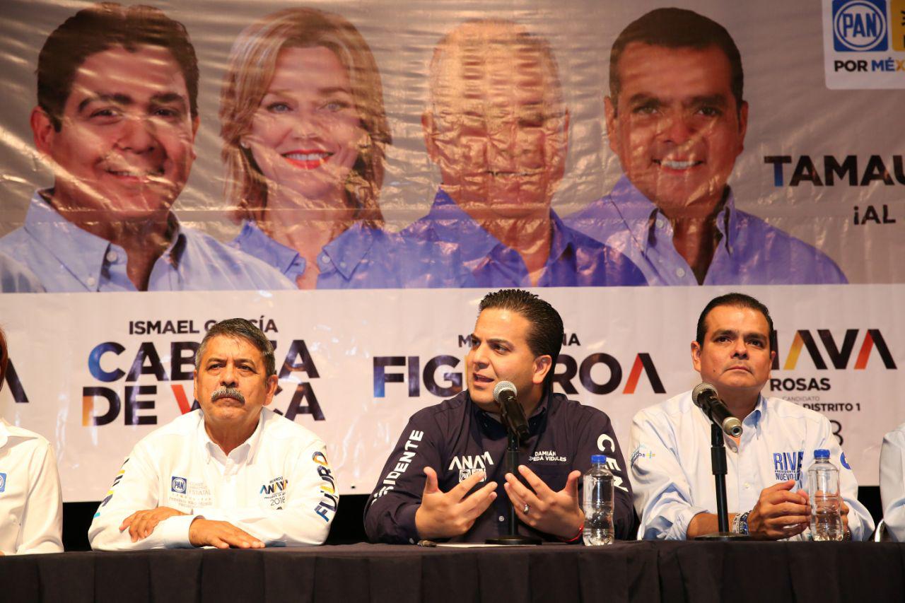 “No cabe duda que vamos a ganar en Tamaulipas”: Damián Zepeda
