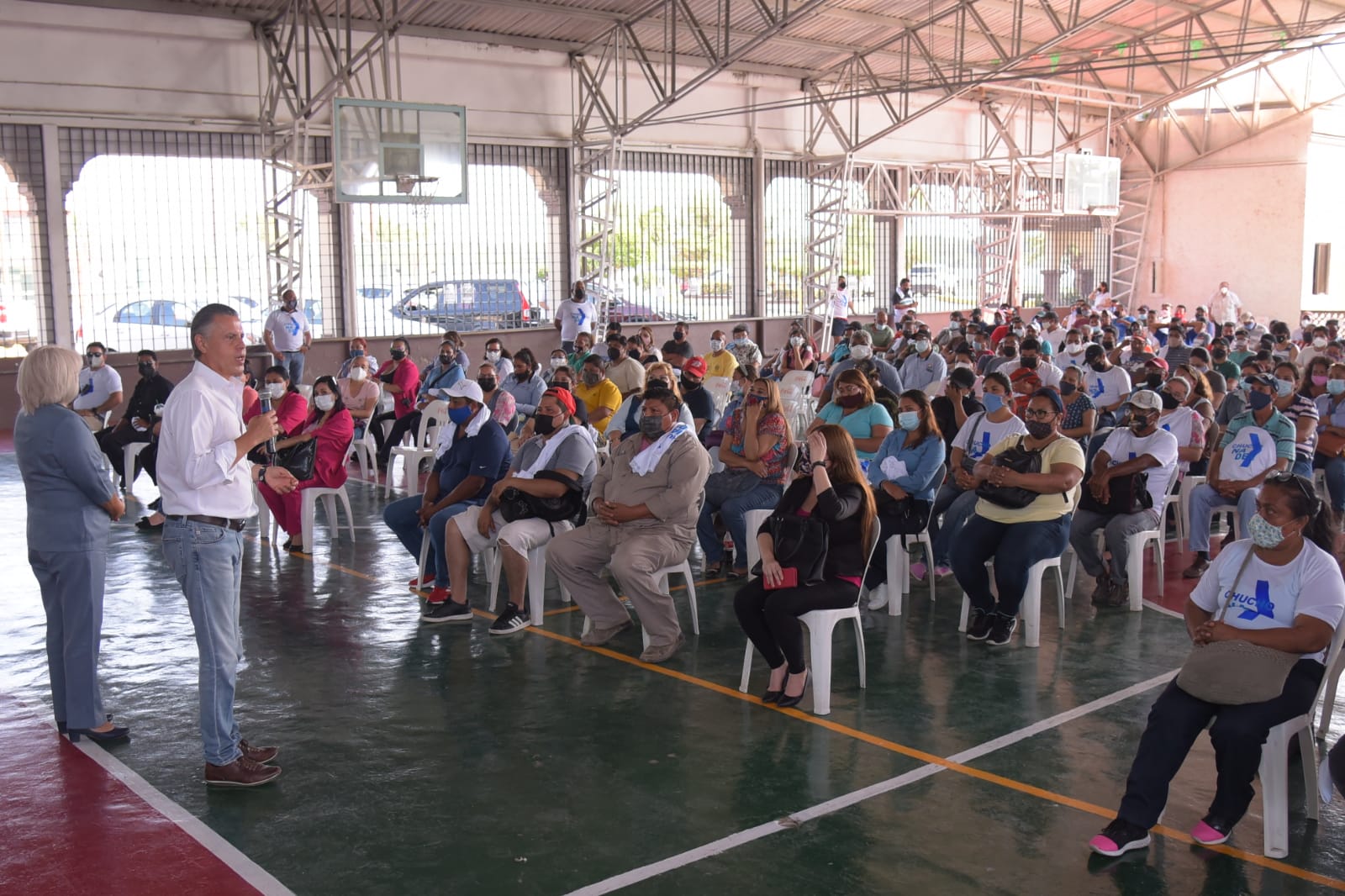 Sindicato de COMAPA respalda a Chucho Nader para la reelección.