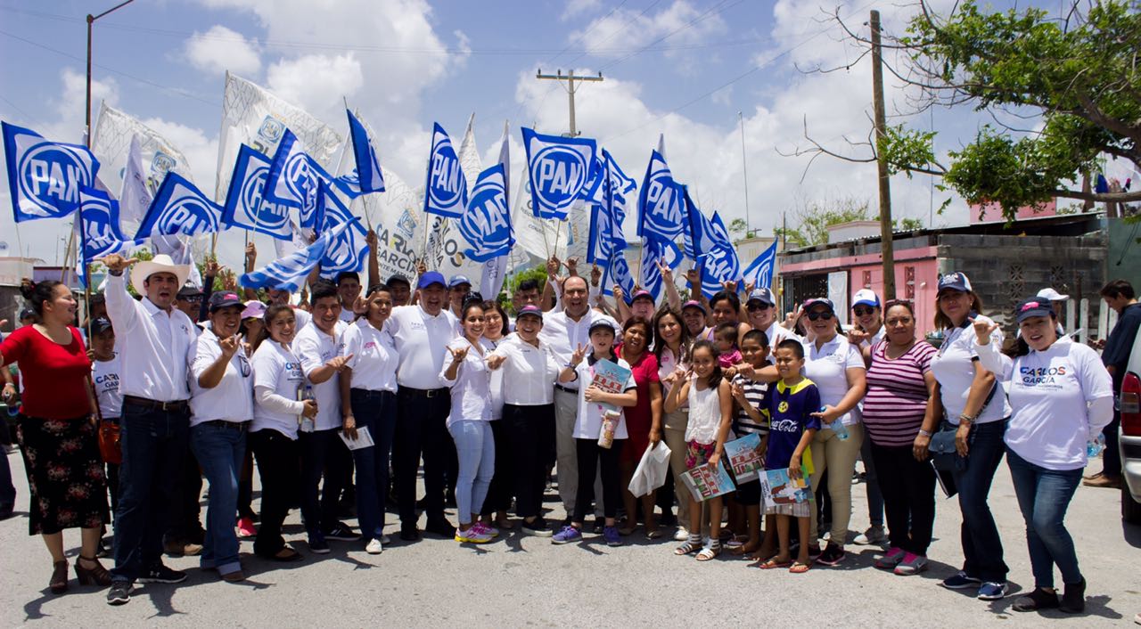 CARLOS GARCÍA ARRANCA CAMPAÑA FORMAL ESTE DOMINGO EN LA PLAZA PRINCIPAL DE MATAMOROS.