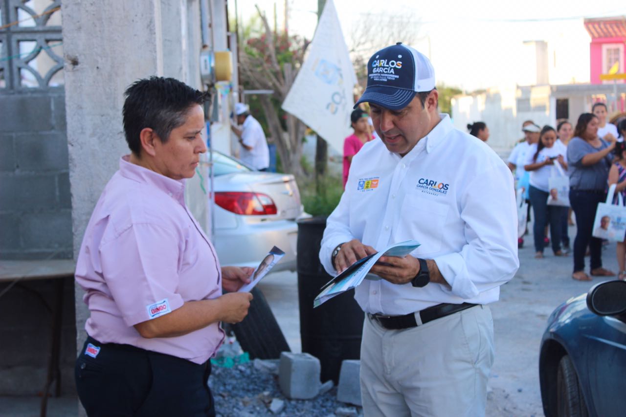 Matamoros merecen pavimento de calidad en sus calles: Carlos García