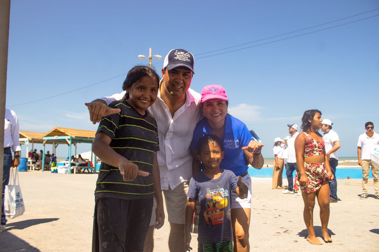Se compromete con visitantes del balneario Los Matamorenses no pagarán el acceso a su playa durante mi administración: Carlos García