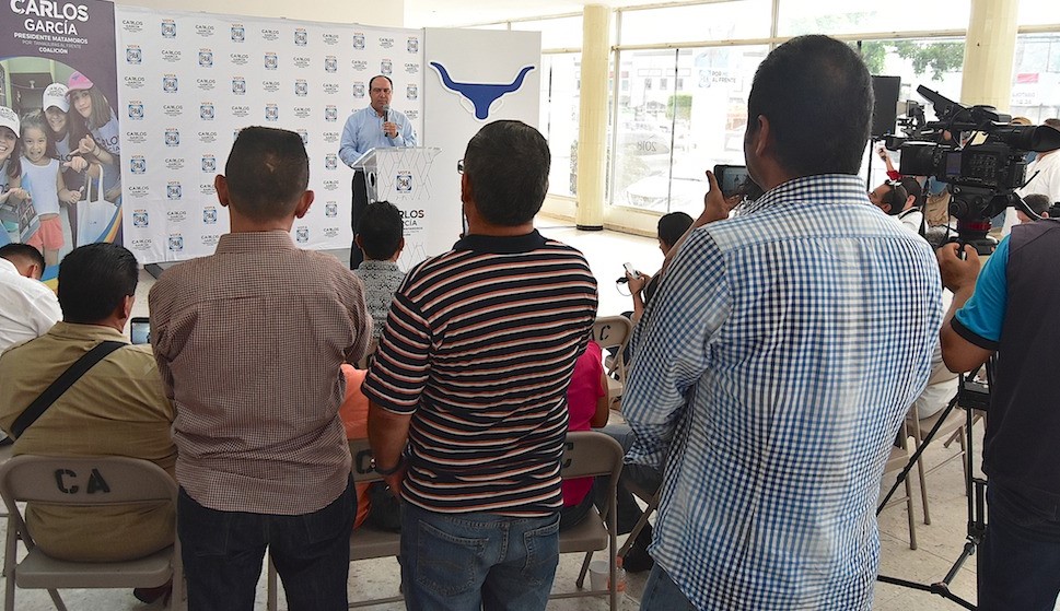 En Matamoros Sí se puede trabajar por la seguridad de las familias, afirma Carlos García