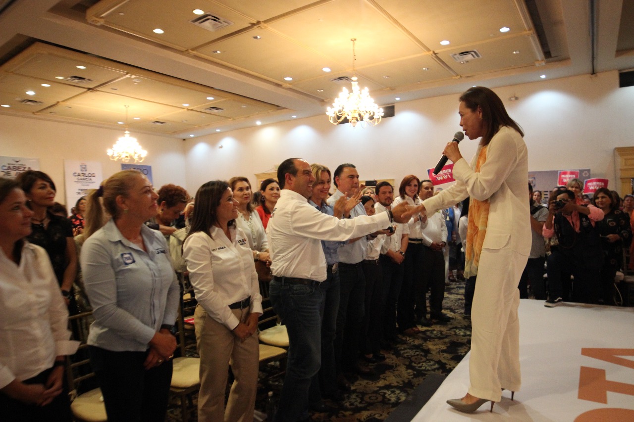 Aquí en Tamaulipas y en Matamoros se siente la fuerza de los candidatos del Frente: Josefina Vázquez Mota