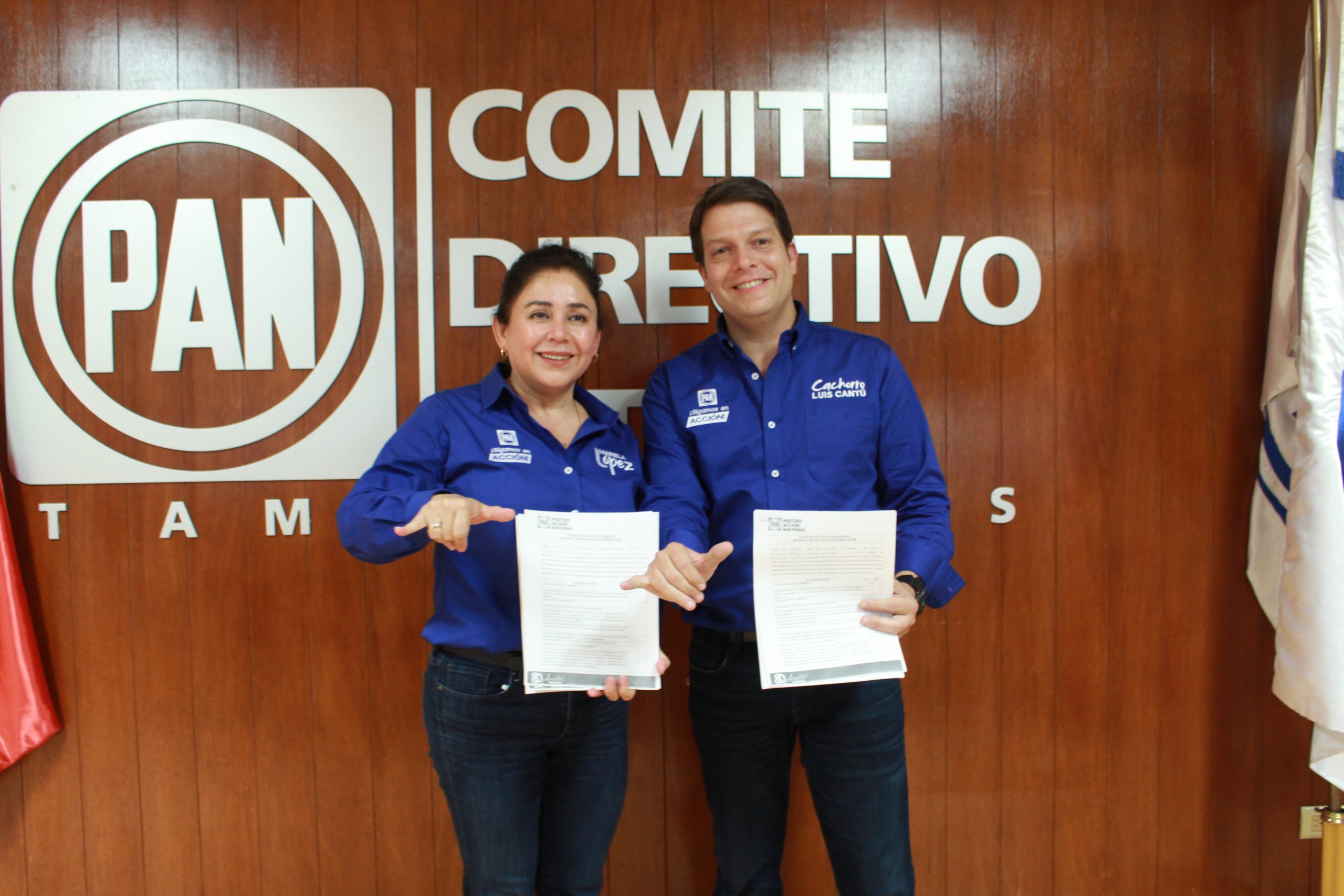 Se registra Luis René Cantú a elección del CDE del PAN en Tamaulipas