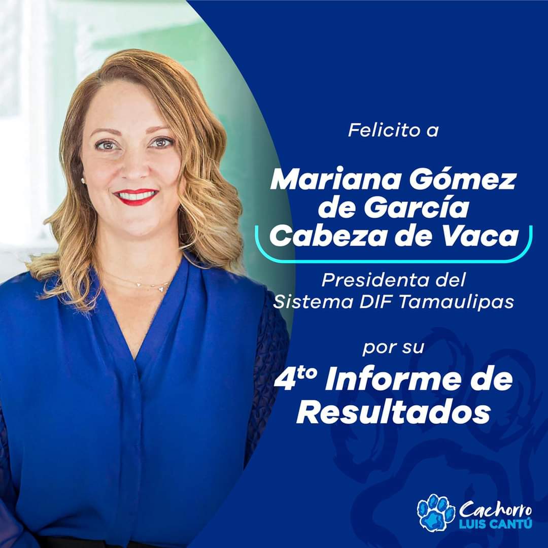 Reconocen en PAN Tamaulipas a Mariana Gómez de García Cabeza de Vaca