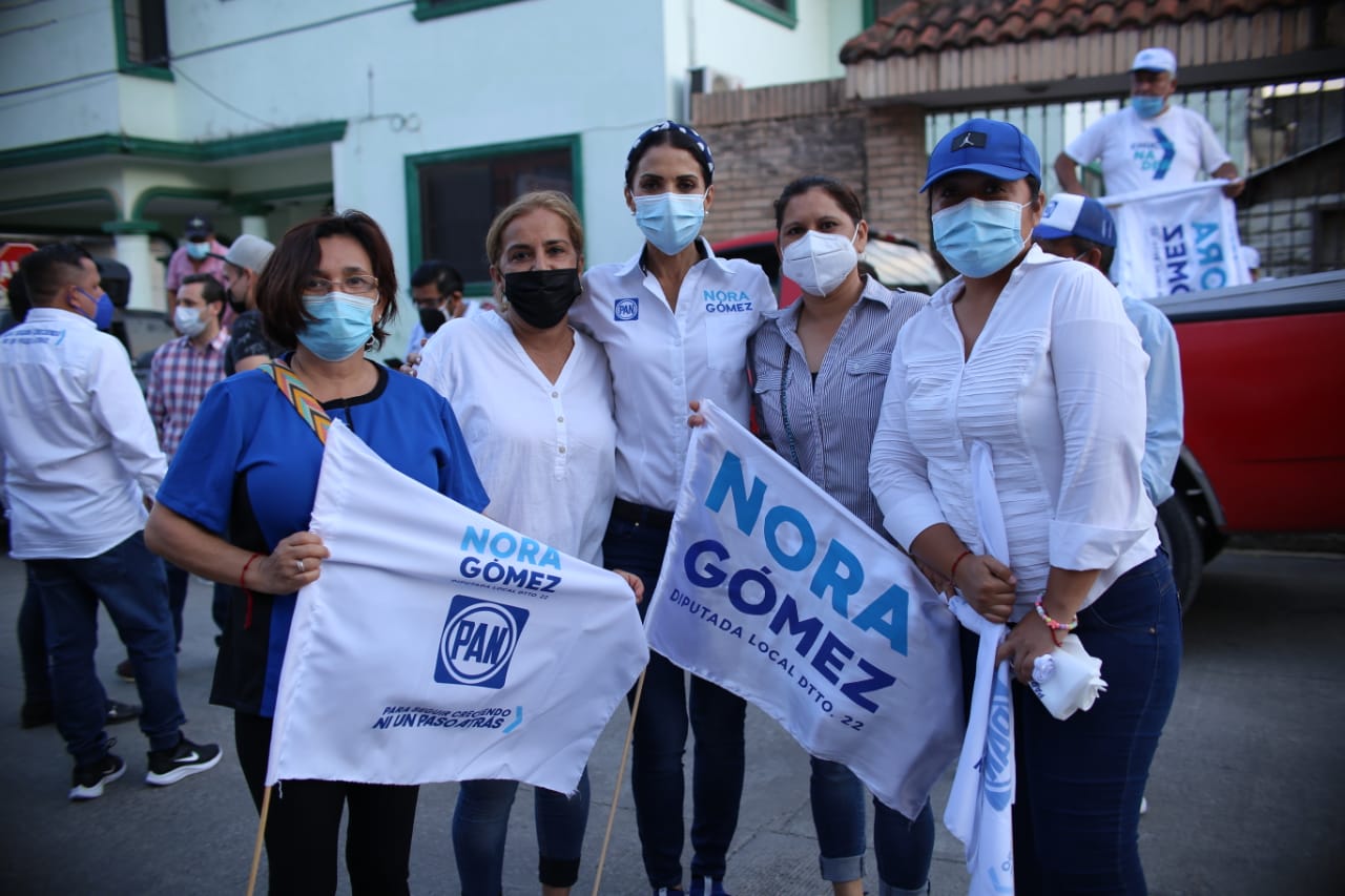 Desde el Congreso del Estado impulsaré leyes para que Tampico siga creciendo: Nora Gómez.