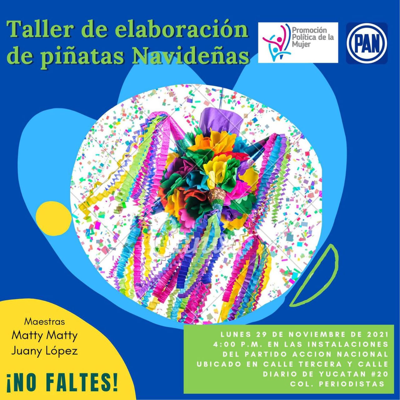 PPM Matamoros impartirá taller gratuito de Elaboración de Piñatas Navideñas