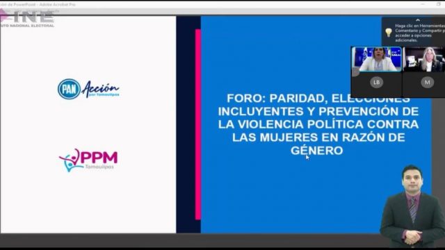 PAN Tamaulipas participa con propuestas en foro de Paridad, Elecciones Incluyentes y Violencia Política Contra Mujeres