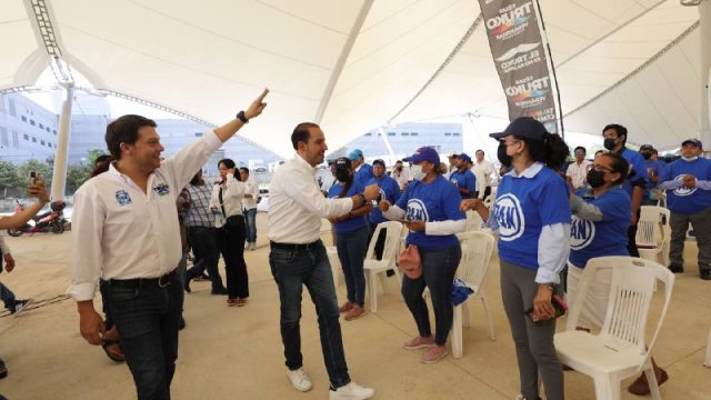 Marko Cortés rinde protesta a estructuras electorales de zona sur de Tamaulipas