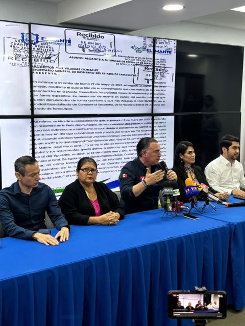PRESENTA PAN DENUNCIA CONTRA EL GOBERNADOR DEL ESTADO DE TAMAULIPAS POR OMISIÓN EN LA PROTECCIÓN DE CANDIDATO